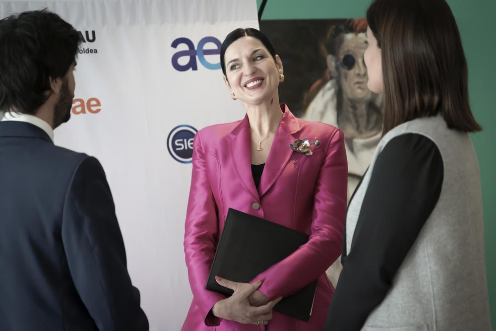 Signe Zeikate y Leandro Viotto